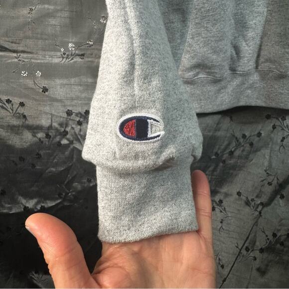 Barstool Pardon My Take Electric Ave Ugly Xmas Mens LG Grey Fleeced Sweatshirt - Picture 4 of 7